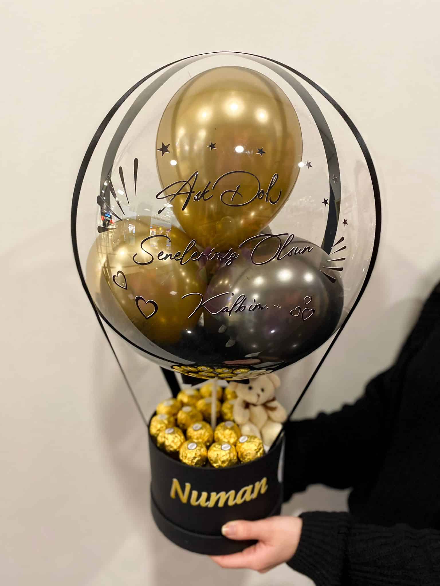 Yıl Dönümü Balon Kutusu