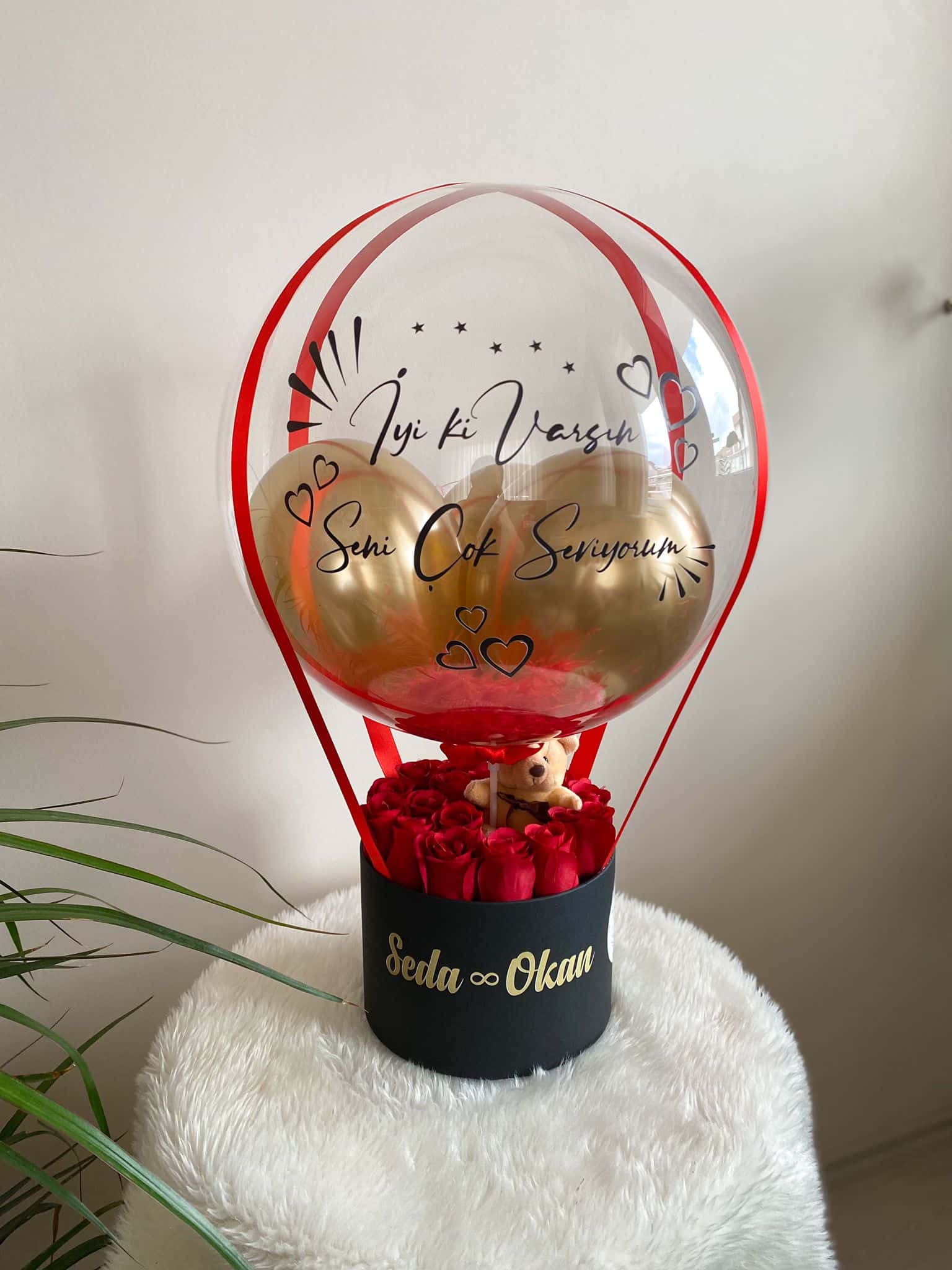 Güllü Balon Kutusu